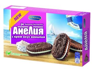 BISCUITS ANELIA COCOA WITH VANILLA CREAM 187g