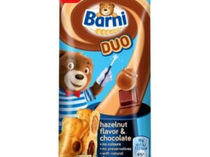 BISCUITS BARNI DUO HAZELNUT FLAVOR CHOCOLATE 30g