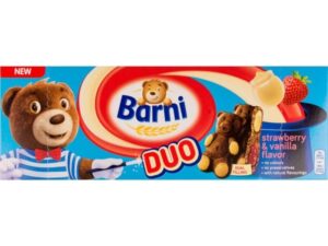 BISCUITS BARNI DUO WITH STRAWBERRY VANILLA FLAVOR 150g