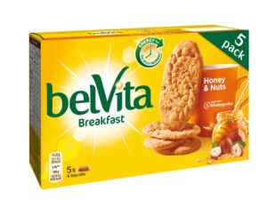 BISCUITS BELVITA HONEY & HAZELNUTS 225g