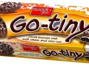 BISCUITS GO-TINY WITH MILK CREME & COCOA-MILK GLAZE AND COCONUT 130g