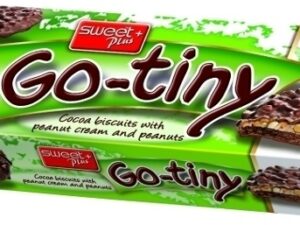 BISCUITS GO-TINY WITH PEANUT CREME AND PEANUTS 130g