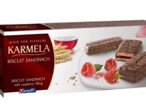 BISCUITS KARMELA SANDWICH RASPBERRY 216g