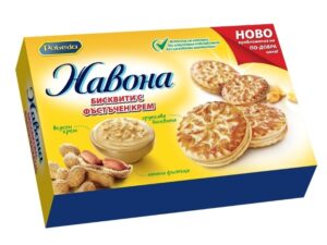 BISCUITS NAVONA WITH PEANUT CREME 200g