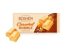 CHOCOLATE ROSHEN BUBBLE CARAMEL WHITE 80g