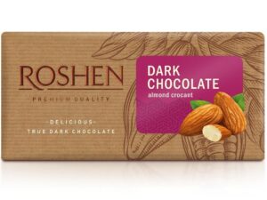 CHOCOLATE ROSHEN DARK WITH SALTED ALMOND 90g