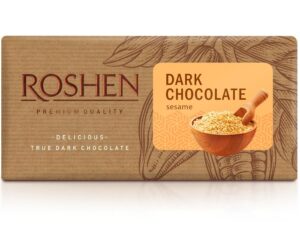 CHOCOLATE ROSHEN DARK WITH SESAME SEEDS 90g