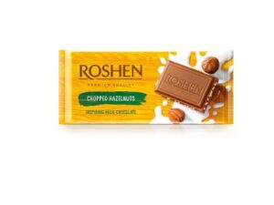 CHOCOLATE ROSHEN MILK WITH CHOPPED HAZELNUT 90g