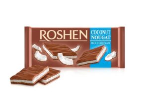 CHOCOLATE ROSHEN MILK WITH COCONUT NOUGAT 90g