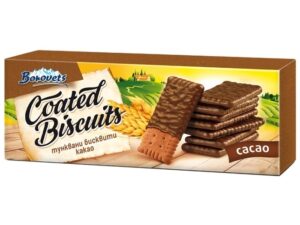 COATED BISCUITS BOROVETS COCOA 180g