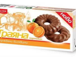 COVERED BISCUITS TRAYANA ORANGE 175g