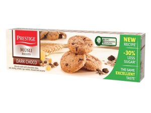 CRISPY BISCUITS WITH DARK CHOCOLATE & MUSLI 94g