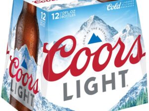 Coors Light Beer Bottles and Cans
