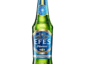 Efes Pilsener Beer Bottle and Can