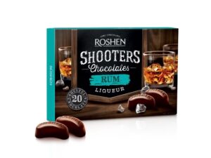 ROSHEN SHOOTERS CHOCOLATES WITH RUM LIQUEUR 150g
